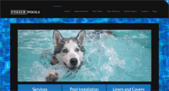 Desktop Screenshot of fisherpools.ca